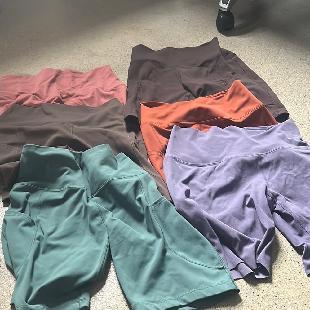 Lot of 6 Nike Biker Shorts